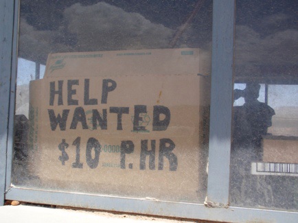 A sign in one of the guard towers...
